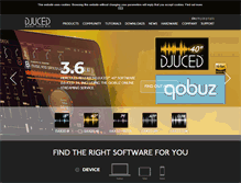 Tablet Screenshot of djuced.com